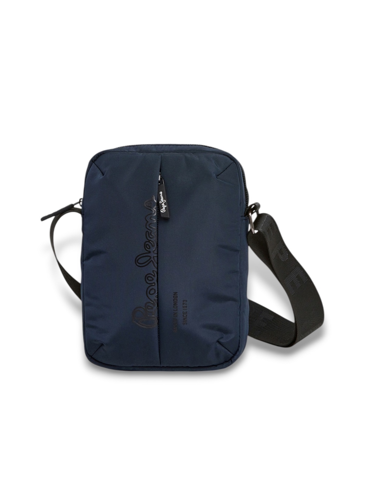 Τσαντάκι ώμου χιαστί με ρυθμιζόμενο λουράκι Pepe Jeans μπλέ χρώμα PM0300003 595 NAVY