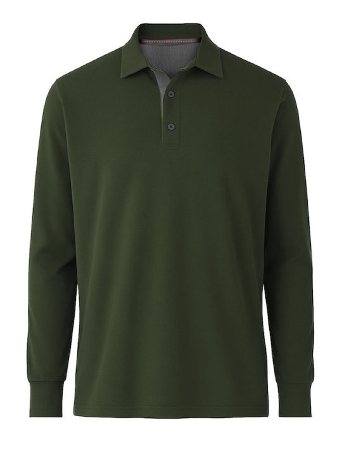 Μακρυμάνικη πόλο μπλούζα GANDY πράσινο χρώμα