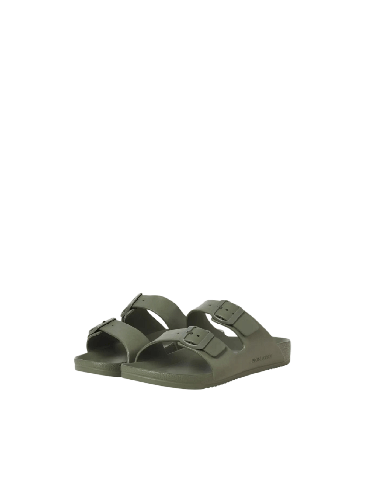 Ανδρικές σαγιονάρες Jack&Jones χακί χρώμα