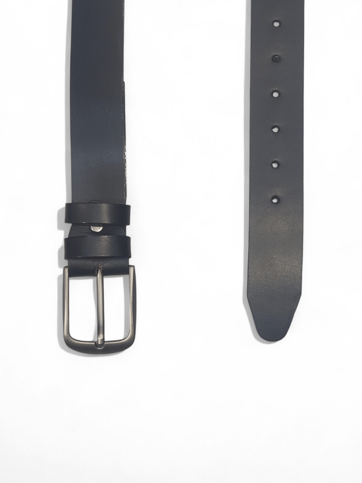 Δερμάτινη ανδρική ζώνη Alex μαύρο χρώμα