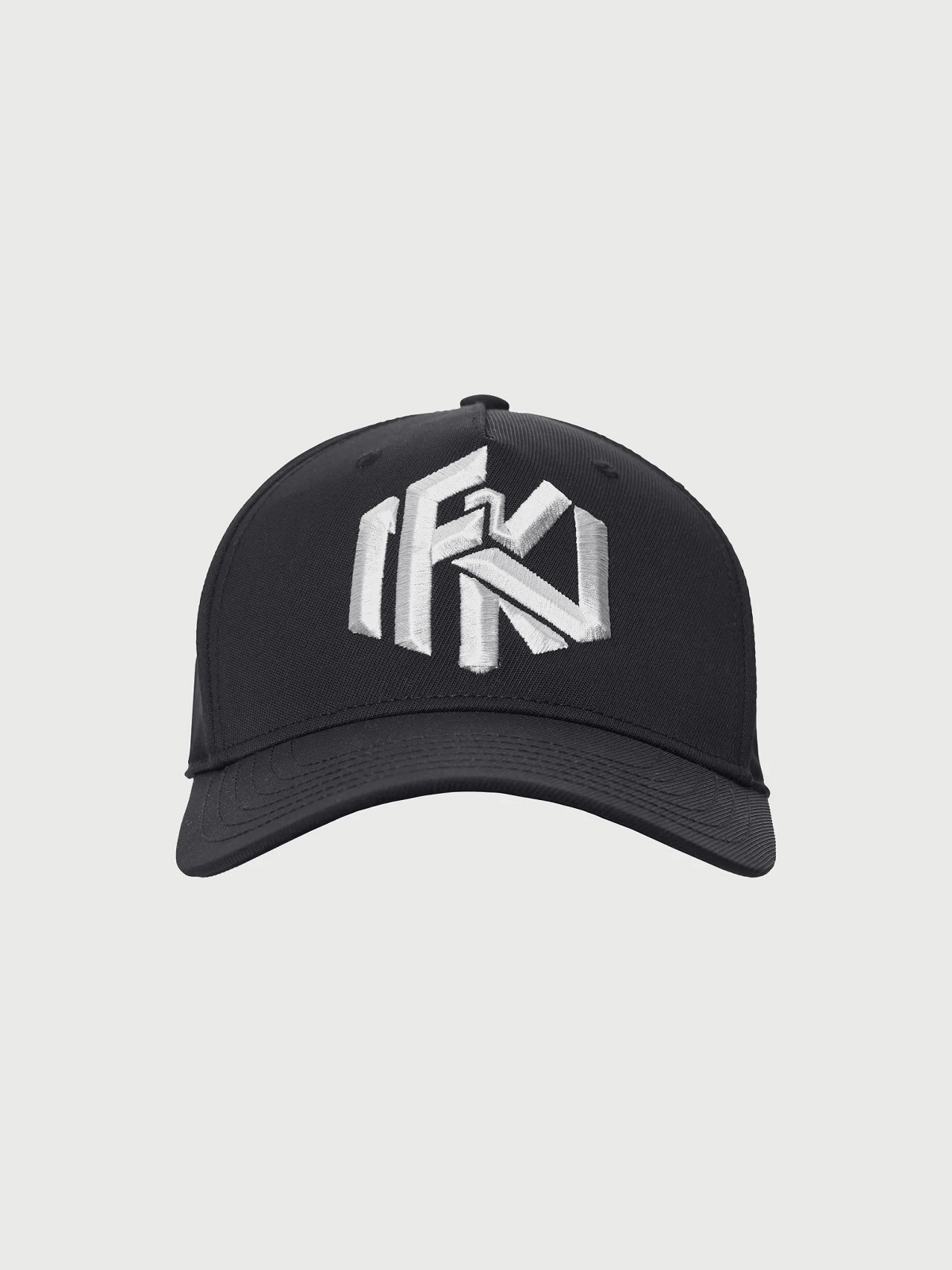 Ανδρικό καπέλο με κεντημένο logo Funky Buddha μαύρο χρώμα