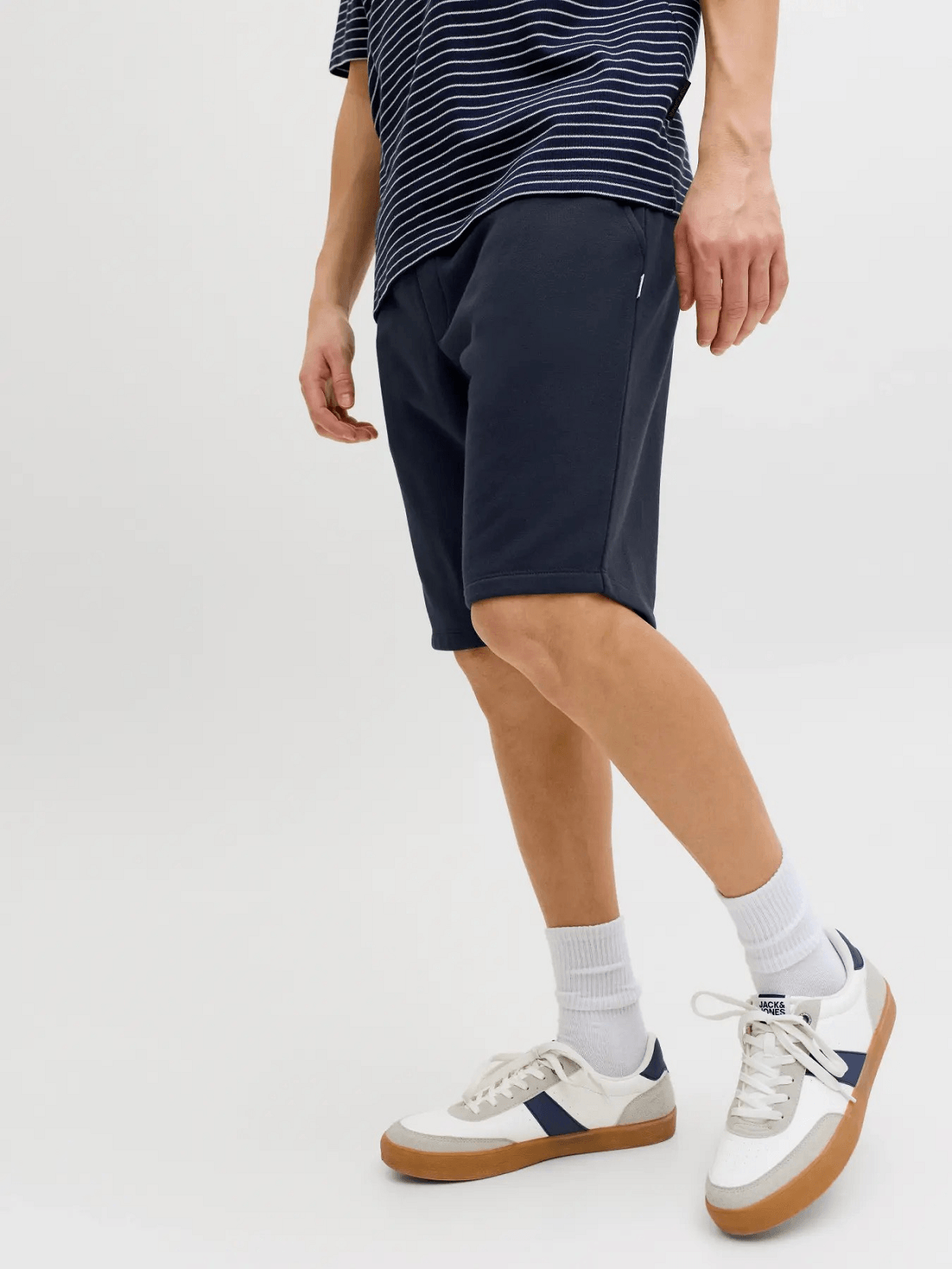 Ανδρική αθλητική βερμούδα Jack&Jones μπλέ χρώμα